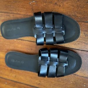 Madewell black sandals